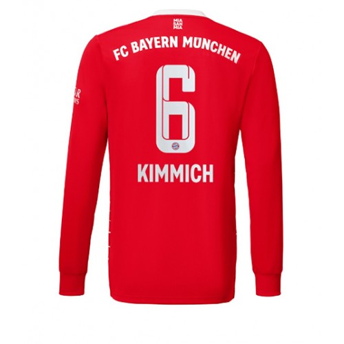 Fotbalové Dres Bayern Munich Joshua Kimmich #6 Domácí 2022-23 Dlouhý Rukáv